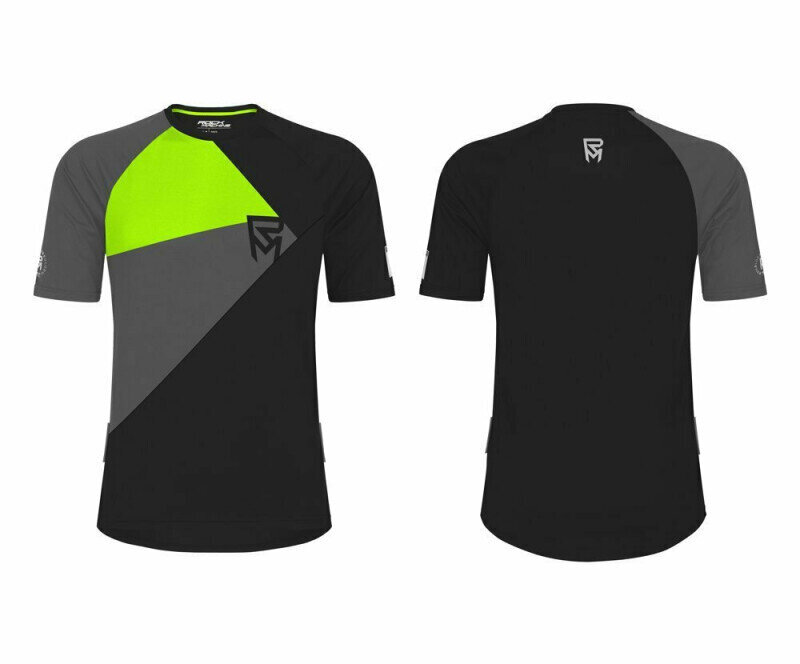 Dviratininko marškinėliai Rock Machine Trail Jersey SS, Xl, juodi цена и информация | Dviratininkų apranga | pigu.lt