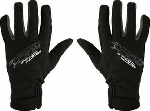 Вело перчатки Rock Machine Winter Race LF, черный/серый, размер L цена и информация | Велосипедные перчатки | pigu.lt