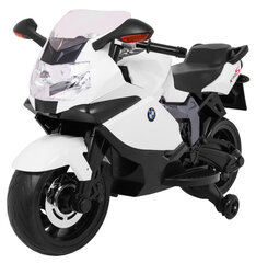 Elektrinis motociklas vaikams BMW K1300S, baltas kaina ir informacija | Elektromobiliai vaikams | pigu.lt