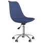 Pasukamos valgomojo kėdės vidaXL, 2vnt., mėlynos kaina ir informacija | Virtuvės ir valgomojo kėdės | pigu.lt