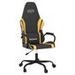 Žaidimų kėdė vidaXL, juoda/auksinė kaina ir informacija | Biuro kėdės | pigu.lt