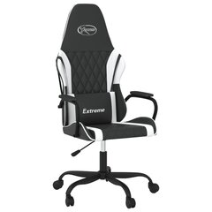 Žaidimų kėdė vidaXL, juoda/balta цена и информация | Офисные кресла | pigu.lt