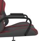 Žaidimų kėdė vidaXL, juoda/raudona цена и информация | Biuro kėdės | pigu.lt