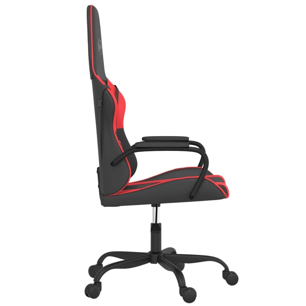 Žaidimų kėdė vidaXL, juoda/raudona kaina ir informacija | Biuro kėdės | pigu.lt