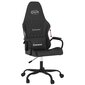 Žaidimų kėdė vidaXL, juoda kaina ir informacija | Biuro kėdės | pigu.lt