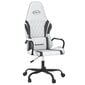 Žaidimų kėdė vidaXL, balta kaina ir informacija | Biuro kėdės | pigu.lt