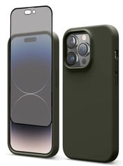 Soudberry Privacy Set skirtas Apple iPhone 14 Pro, žalias kaina ir informacija | Telefono dėklai | pigu.lt