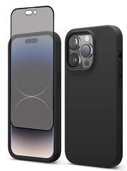 Soudberry Privacy Set skirtas Apple iPhone 14 Pro, juodas kaina ir informacija | Telefono dėklai | pigu.lt