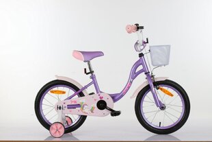 Vaikiškas dviratis Juhi Yoyo, 16", violetinės spalvos kaina ir informacija | Dviračiai | pigu.lt