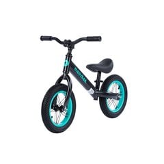 Беговел Moovkee Jacob Nice Black & Ocean Blue, черный цена и информация | Балансировочные велосипеды | pigu.lt