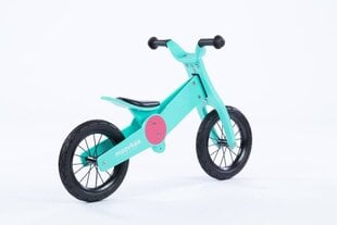 Balansinis dviratis Moovkee Jack Sweet Pink & Baby Blue, mėlynas kaina ir informacija | Balansiniai dviratukai | pigu.lt