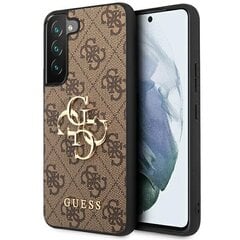 Guess skirtas 4G Big Metal Logo -Samsung Galaxy S23, rudas цена и информация | Чехлы для телефонов | pigu.lt