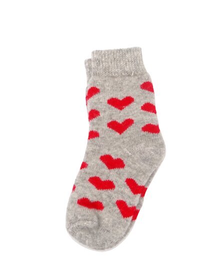 Vilnonės kojinės Širdis kaina ir informacija | Moteriškos kojinės | pigu.lt