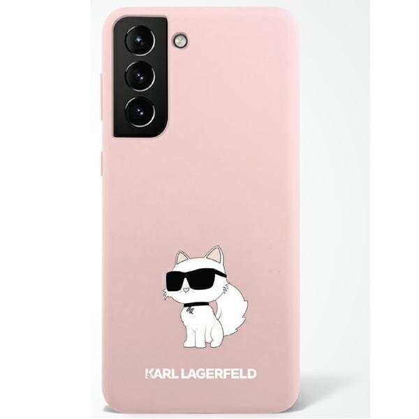 Karl Lagerfeld Silicone Choupette skirtas Samsung Galaxy S23 Ultra, rožinis kaina ir informacija | Telefono dėklai | pigu.lt