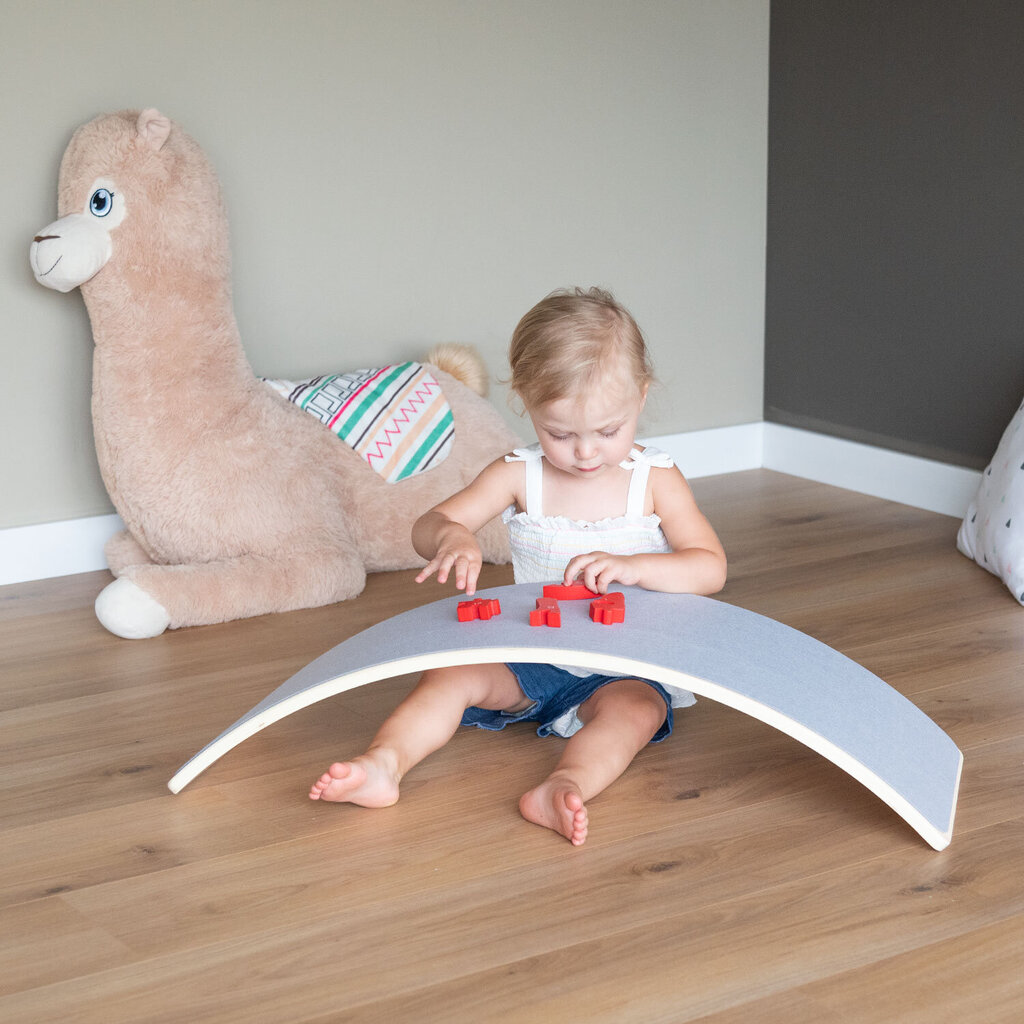 Vaikiška balansavimo lenta KiddyMoon, balta kaina ir informacija | Balansinės lentos ir pagalvės | pigu.lt