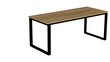 Rašomasis stalas O-DS, 70x140cm, ąžuolo/juodos spalvos цена и информация | Kompiuteriniai, rašomieji stalai | pigu.lt