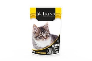 Dr. Trend Premium drėgnas kačiukų ėdalas su vištiena, 12 x 85 g kaina ir informacija | Konservai katėms | pigu.lt