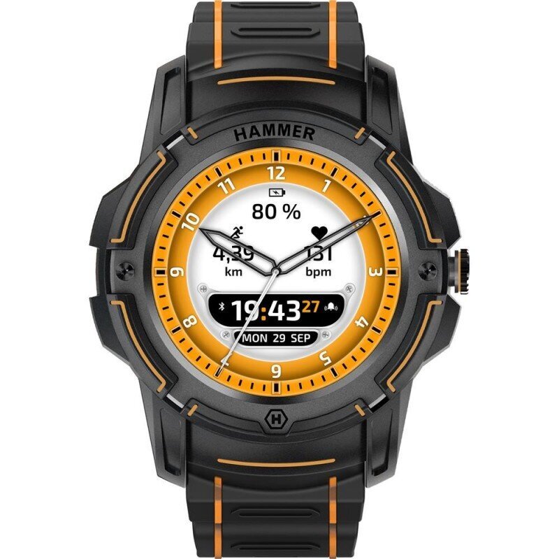 Hammer Watch Plus Black kaina ir informacija | Išmanieji laikrodžiai (smartwatch) | pigu.lt