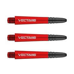 Koteliai Winmau Vecta Blade 6, raudonos spalvos, ilgi, 40 mm. kaina ir informacija | Smiginis | pigu.lt