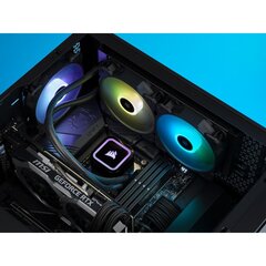 Corsair H100x RGB Elite цена и информация | Водяное охлаждение - комплекты | pigu.lt