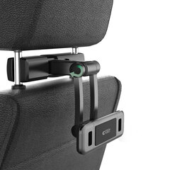 Tech-Protect V2 car holder for telescopic headrest for phone | tablet - black kaina ir informacija | Planšečių, el. skaityklių priedai | pigu.lt