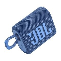 JBL Go3 Eco, синий цена и информация | Аудиоколонки | pigu.lt