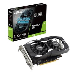 Asus Dual GeForce GTX 1650 V2 OC Edition 4GB GDDR6 (90YV0GX8-M0NA00) kaina ir informacija | Vaizdo plokštės (GPU) | pigu.lt