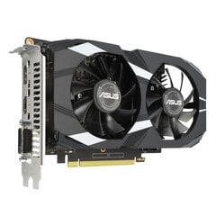 Asus Dual GeForce GTX 1650 V2 OC Edition 4GB GDDR6 (90YV0GX8-M0NA00) kaina ir informacija | Vaizdo plokštės (GPU) | pigu.lt