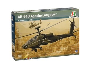 Сборная пластиковая модель Italeri - AH-64 Longbow Apache, 1/48, 2748 цена и информация | Конструкторы и кубики | pigu.lt