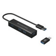 Adapteris Conceptronic HUBBIES06B, USB 3.0, USB-C, USB-A