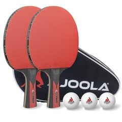 Stalo teniso rinkinys Joola Duo, raudonas kaina ir informacija | Stalo teniso raketės, dėklai ir rinkiniai | pigu.lt