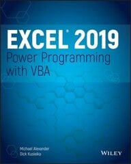 Excel 2019 Power Programming with VBA цена и информация | Книги по экономике | pigu.lt