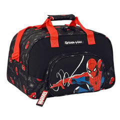 Sporto krepšys Spiderman Hero, juodas kaina ir informacija | Kuprinės ir krepšiai | pigu.lt