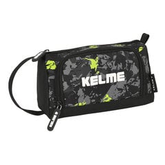 Mokyklinis dėklas Kelme Jungle Juoda Pilka Lima 20 x 11 x 8.5 cm kaina ir informacija | Penalai | pigu.lt