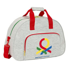 Спортивная сумка Benetton Pop, серая, 48 x 33 x 21 cм цена и информация | Рюкзаки и сумки | pigu.lt