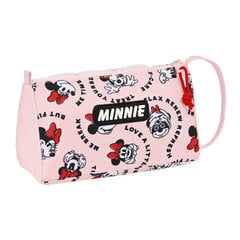 Школьный пенал с аксессуарами Minnie Mouse Me time, розовый, 20 x 11 x 8.5 cм, 32 предмета цена и информация | Пеналы | pigu.lt