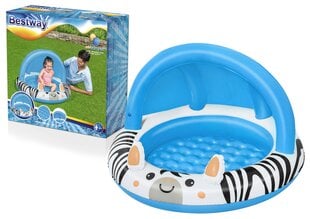 Pripučiamas vaikiškas baseinas su stogeliu Zebras kaina ir informacija | Baseinai | pigu.lt