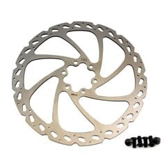 Bicycle Disc Brake Rotor 180 mm Baradine DB-01 Stainless Steel цена и информация | Другие запчасти для велосипеда | pigu.lt