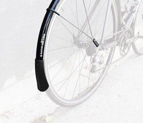 RACEBLADE LONG 28" Silver Mudguard Set цена и информация | Крылья для велосипеда | pigu.lt