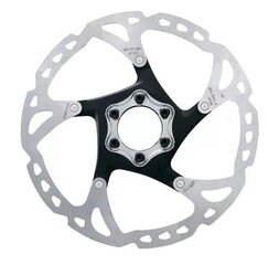 Stabdžių diskas Shimano SM-RT76 Deore XT Disc Brake Rotor Stainless 6-Bolt 6", 160 mm kaina ir informacija | Kitos dviračių dalys | pigu.lt