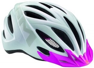 Велосипедный шлем Lady L, белый/розовый цена и информация | Шлемы | pigu.lt