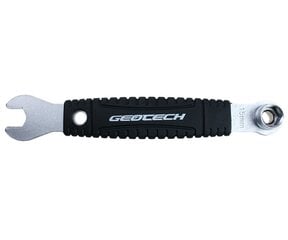 Daugiafunkcinis įrankis Geotech GHT-025 15mm, juodas kaina ir informacija | Įrankiai, priežiūros priemonės dviračiams | pigu.lt
