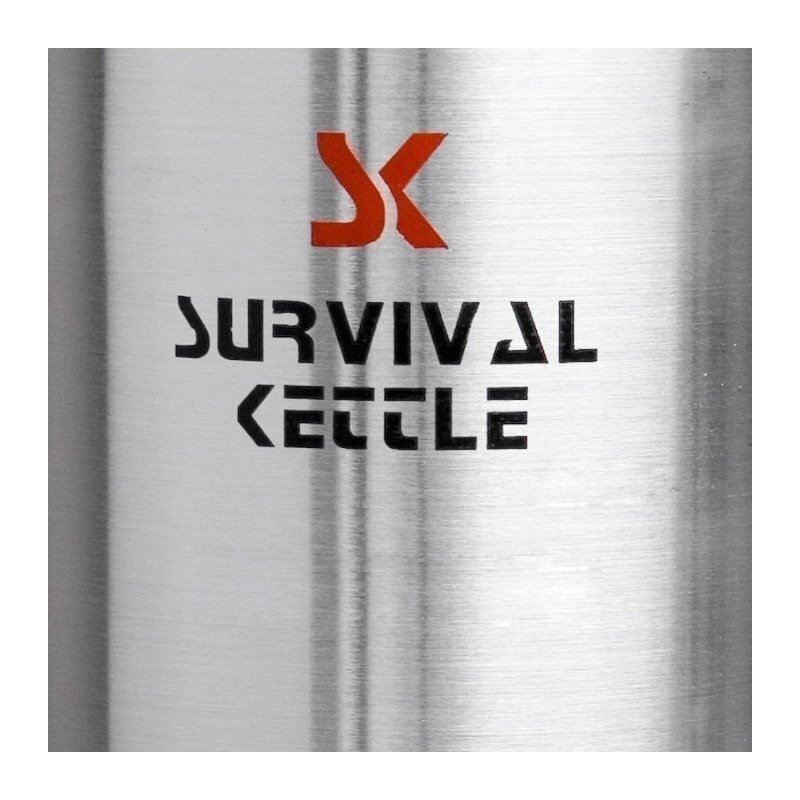 Turistinis virdulys Survival Kettle, 0.7l kaina ir informacija | Turistiniai katiliukai, indai, įrankiai | pigu.lt