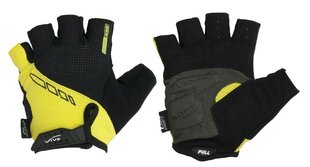 Cycling Gloves Vivo SB-01-7001-B Black Yellow Air Comfort цена и информация | Велосипедные перчатки | pigu.lt