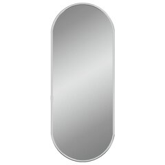 Sieninis veidrodis vidaXL, 50x12cm, sidabrinė spalva kaina ir informacija | Veidrodžiai | pigu.lt