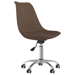 Pasukamos valgomojo kėdės vidaXL, 2vnt., rudos kaina ir informacija | Virtuvės ir valgomojo kėdės | pigu.lt