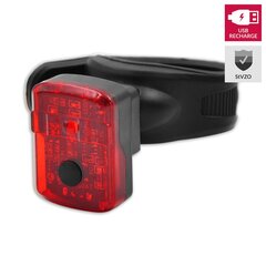 LYNX REAR LIGHT EASYFIX USB цена и информация | Велосипедные фонари, отражатели | pigu.lt