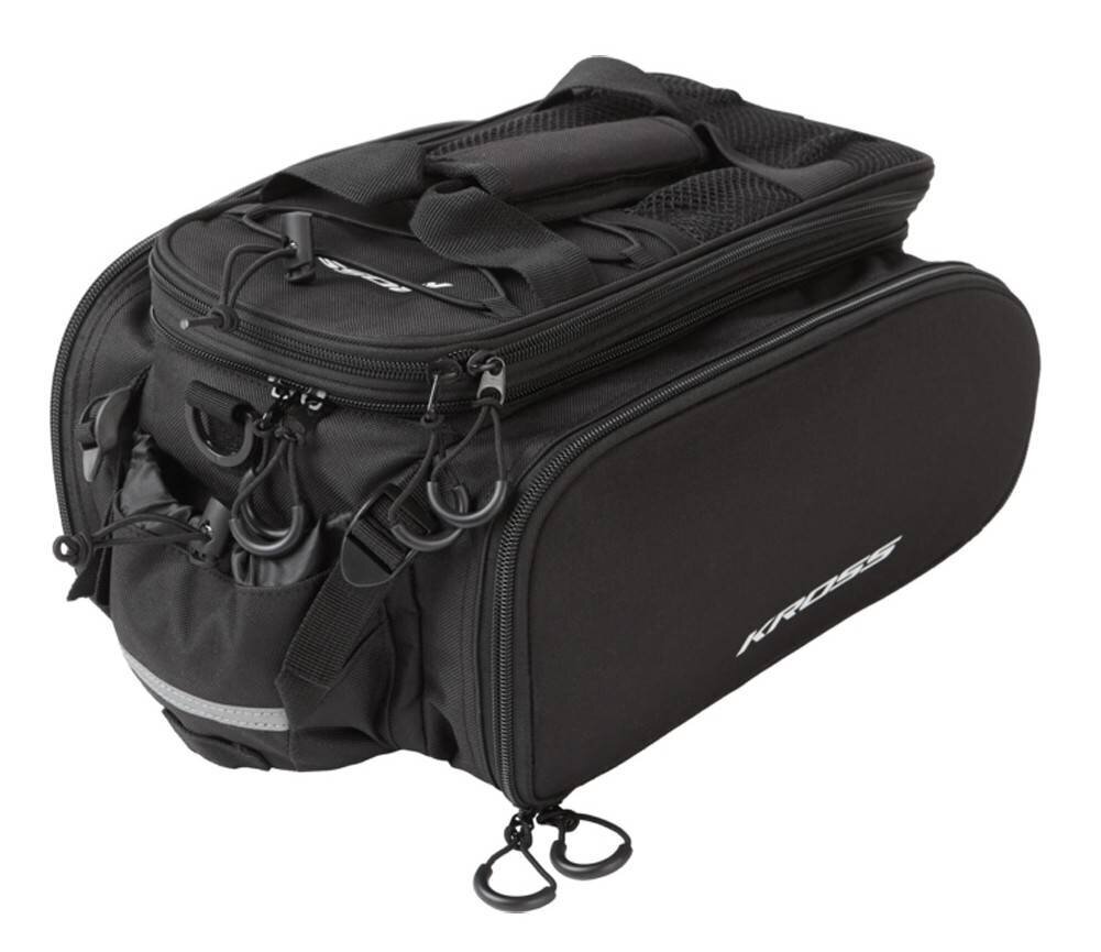 Bagažinės krepšys Kross Roamer, 20l, juodas kaina ir informacija | Krepšiai, telefonų laikikliai | pigu.lt