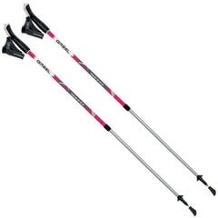 Ėjimo lazdos Nordic Walking Poles Gabel Vario S-9.6, rožinės цена и информация | Палки для ходьбы | pigu.lt