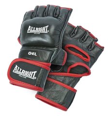 MMA Gloves MMA Pro PU  Allright black цена и информация | Боевые искусства | pigu.lt